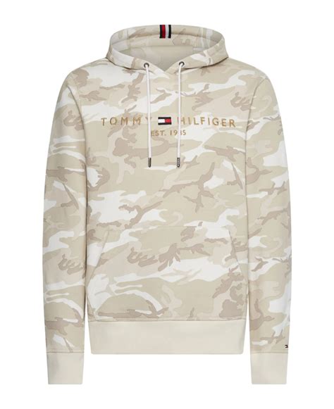 Tommy Hilfiger Camo Tommy Logo Hoody Tramps The Store