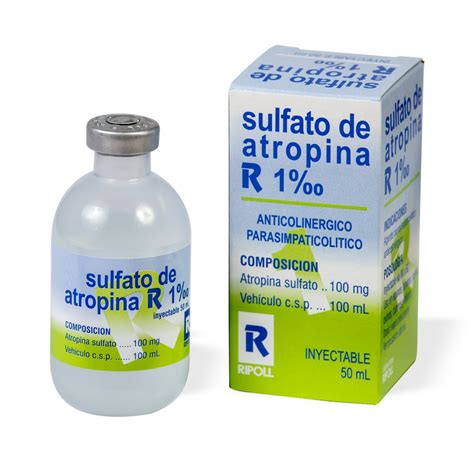 Sulfato De Atropina Laboratorio Ripoll
