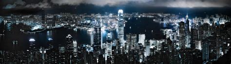 Victoria Peak Hong Kong Night Cityscape Dual Monitor Wallpaper Pixelz