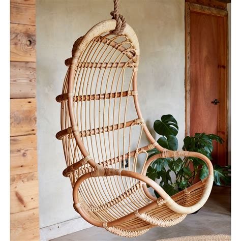 Luxury hanging chair swing chair patio egg chair fluffy cushion large basketby barton(6). Aurora Rattan Hanging Egg Chair - The Rattan Company