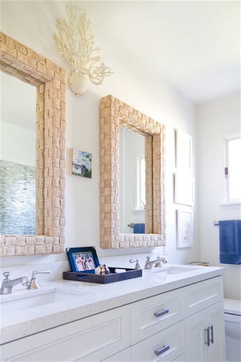 Coastal charm is all about color. Beach Cottage in Oceanside - Beach Style - Bathroom - san ...