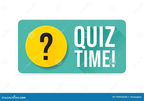 Quiz Time Red And Yellow Text Effect Template With 3d Type Style And