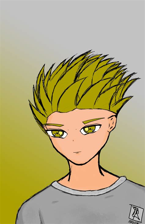 Anime Boy Yellow Hair