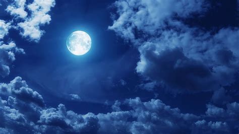 Blue Moon Clouds Wallpapers Hd Desktop And Mobile Backgrounds
