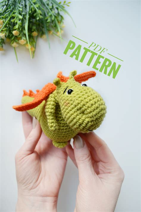 Crochet Baby Dragon Amigurumi Pattern Fantasy Creature Etsy In 2021