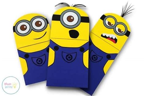 Paper Bag Minion Craft Fun Despicable Me Craft For Kids Mombrite