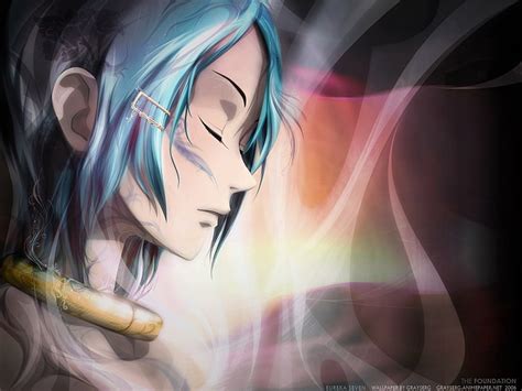 Hd Wallpaper Eureka Seven Anime Year Anime Girls Blue Hair