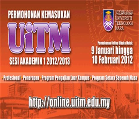 Universiti teknologi mara uitm istudent portal.read more. PENGUMUMAN KEPUTUSAN KEMASUKAN PELAJAR PENERAPAN SEMESTER ...