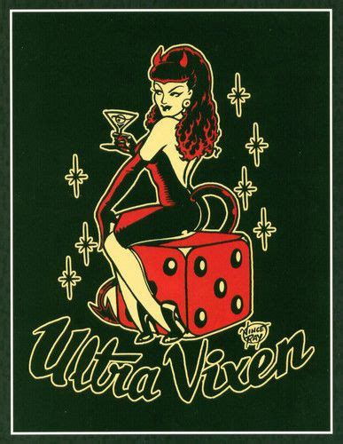 vince ray ultravixen rockabilly art badass art sexy art