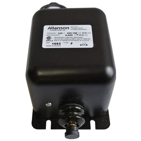 Allanson 1092 F Transformer Saskatoon Boiler Mfg Co Ltd