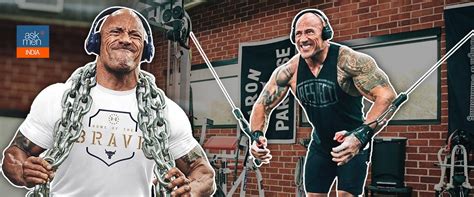 Exercises From Dwayne Johnson Aka The Rocks Chest Workout Fitness Workouts