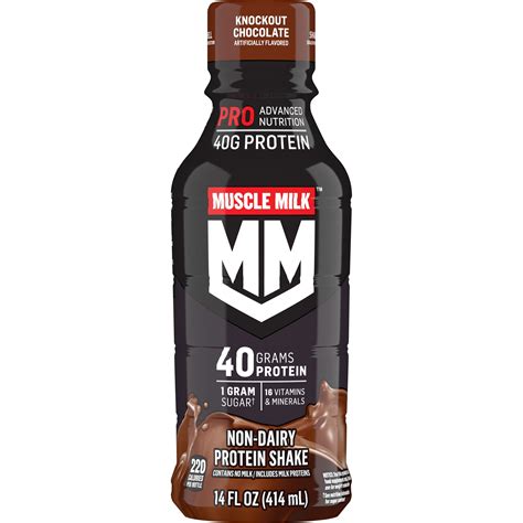 Muscle Milk Pro Advanced Nutrition Protein Shake Knockout Chocolate