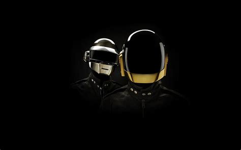 Hd Wallpaper Artwork Background Black Daft Helmets Punk