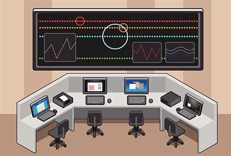 Control Room Illustrations Royalty Free Vector Graphics And Clip Art