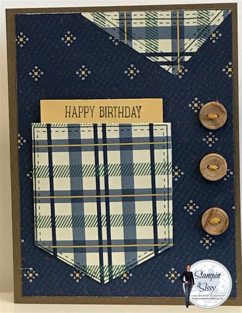 Easy And Quick Masculine Birthday Card Using Stampin Up Products Cards