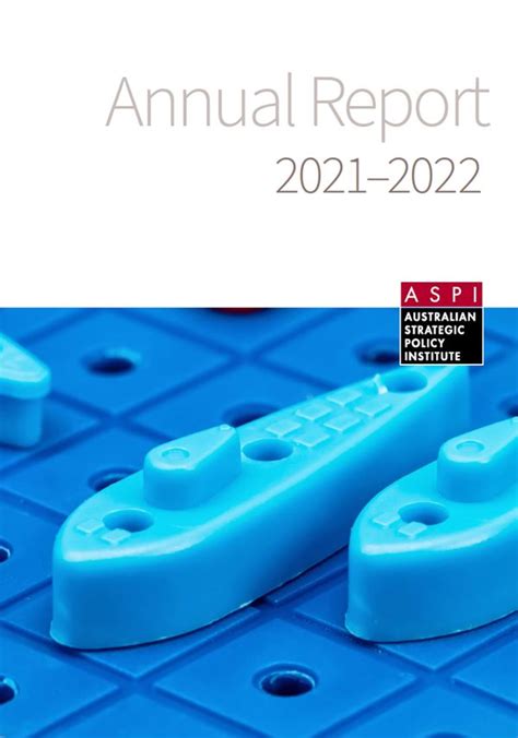 Annual Report Australian Strategic Policy Institute Aspi