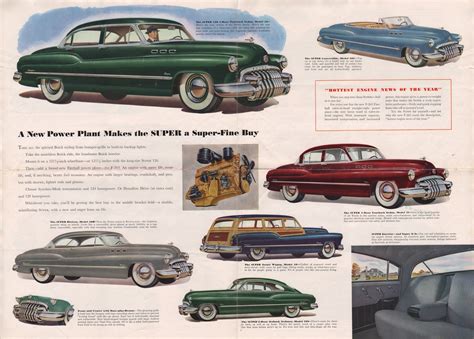 Gm 1950 Buick Sales Brochure