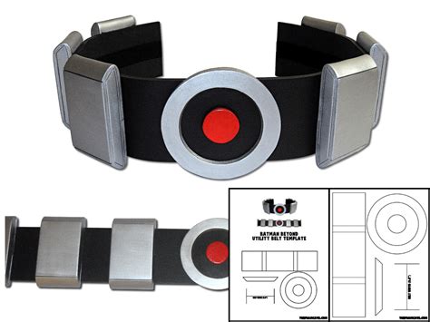 Template For Batman Beyond Utility Belt The Foam Cave