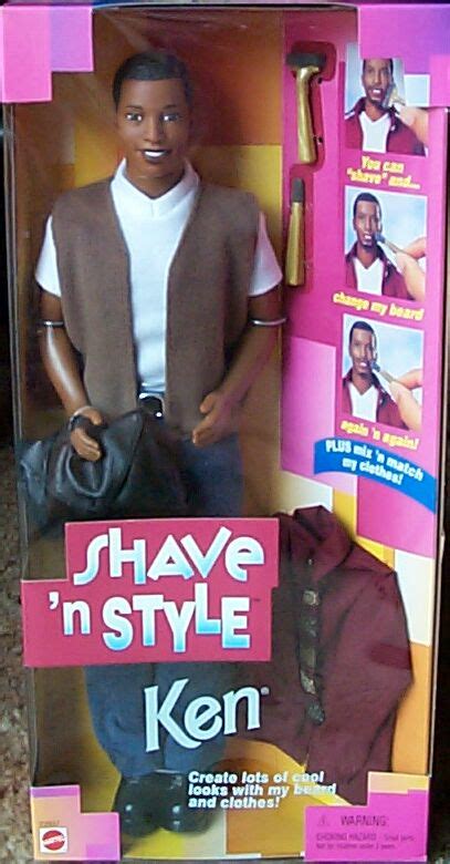 Shave N Style Ken African American New Barbie Dolls Barbie Celebrity Black Ken Doll