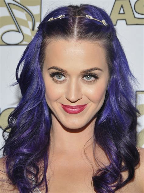 Katy Perry Dyed Her Hair Purple And Anne Hathaway Got A