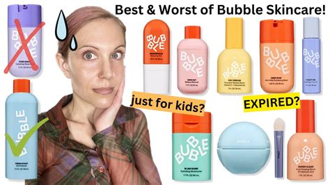 ranking every bubble skincare product i ve tried youtube