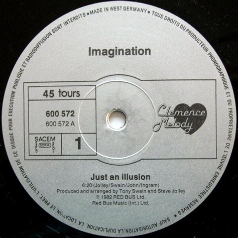 Just An Illusion Original French Press 1982 Maxi 45rpm Great