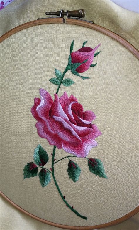 my rose project crewel embroidery patterns hand embroidery flowers flower embroidery designs