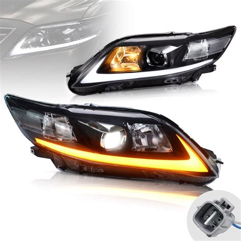 left right headlights for toyota camry 2009 2011 us type sequential lamp ebay