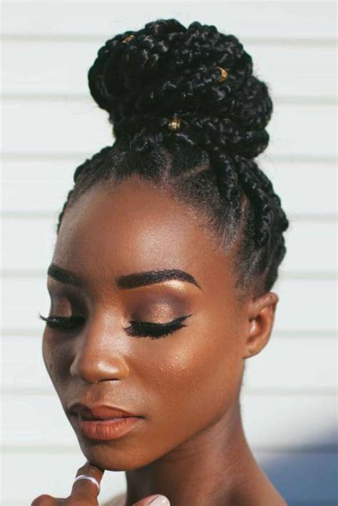 How To Do Box Braids Updo Hairstyles Easy Braid Haristyles