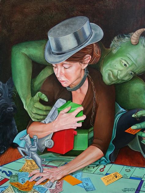 Seven Deadly Sins Greed Painting By Kathryn Mcgaugh