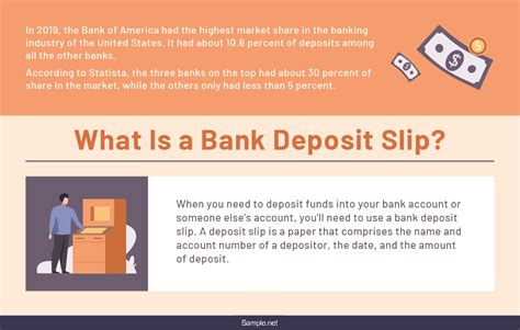 Deposit slip — noun : 24+ SAMPLE Bank Deposit Slip Templates in PDF | MS Word