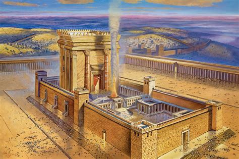 Second Jerusalem Temple Painting By An Israeli Artist Alex Levin