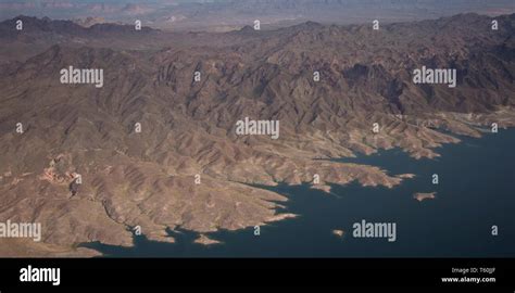 Aerial Of Lake Mead Nevada Stock Photo Alamy