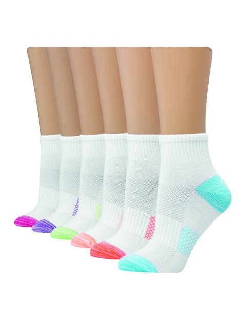 Hanes Hanes Women S Comfort Cool Lightweight Ankle Socks Pack