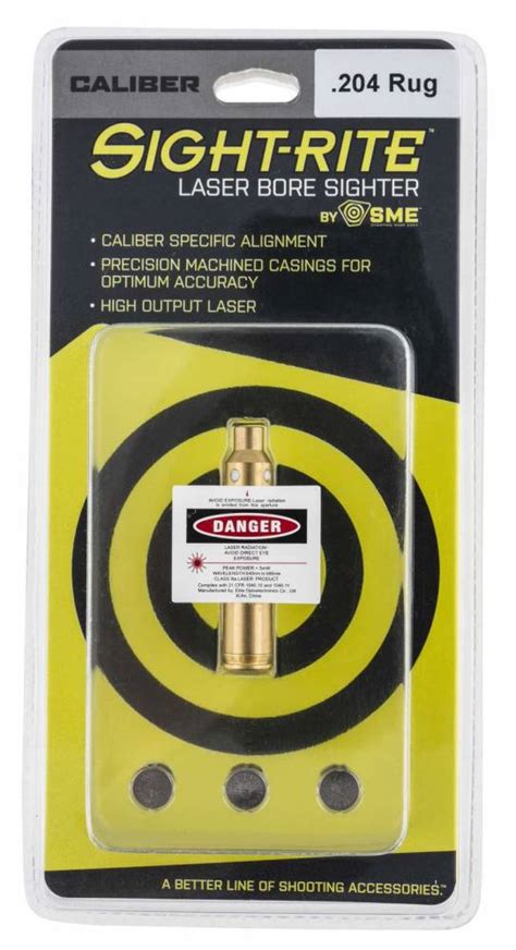 Sme Xsi Bl 204 Sight Rite Laser Bore Sighting System 204 Ruger Brass