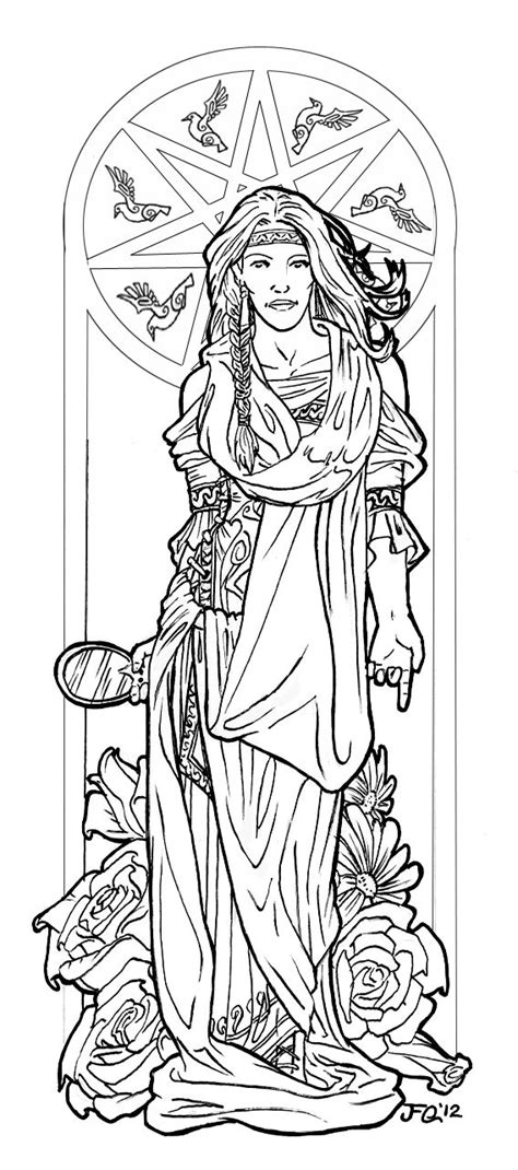 You can print or color them online at getdrawings.com for absolutely free. 146 best Goddess Coloring Pages for Adults images on ...