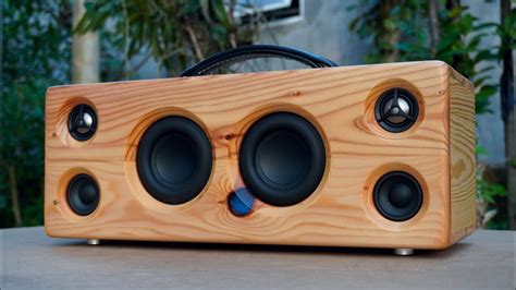 We need some professional tools or 3d printer to make an awesome bluetooth speaker but these tools are so expensive and not everyone able to buy these too… DIY Bluetooth Speaker Using Pallet Wood | Diy bluetooth ...
