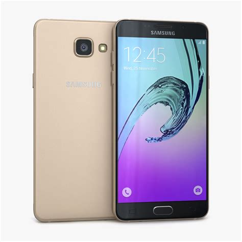 Samsung Galaxy A5 2016 Rose Gold 3d Model 49 3ds C4d Fbx Lwo