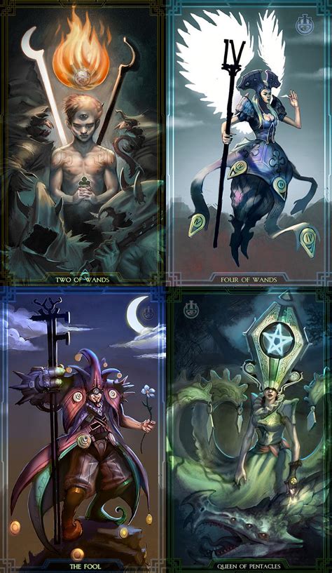 Tarot cards (タロットカード, tarotto kādo?) are a recurring accessory in the series. Tarot cards by Mikeypetrov on DeviantArt