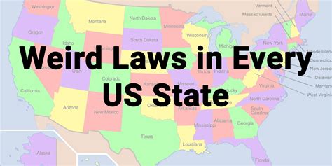 Weird Laws In Every Us State You Should Know About