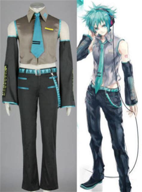 Vocaloid Hatsune Miku Cosplay Costume Magnetic Costume Mikuo Male Male Men Cosplay Costumes
