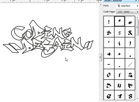 Berbagai jenis huruf ide untuk membuat graffiti. Membuat desain tulisan graffiti dengan CorelDRAW - Linkdesain