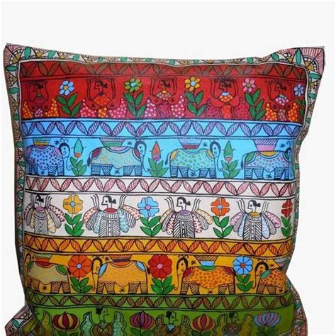 Hand Painted Cushion Cover at Rs 800 piece हड पटड कशन कवर in