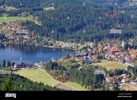 Titisee Lake In Autumn Titisee Neustadt Black Forest Baden