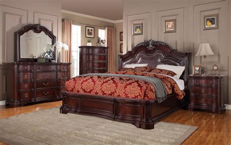 King size bedroom set cheap. king size bedroom sets | King Size 5pc Carson 1394 Bedroom ...