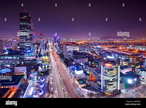 Seoul Korea Skyline Night