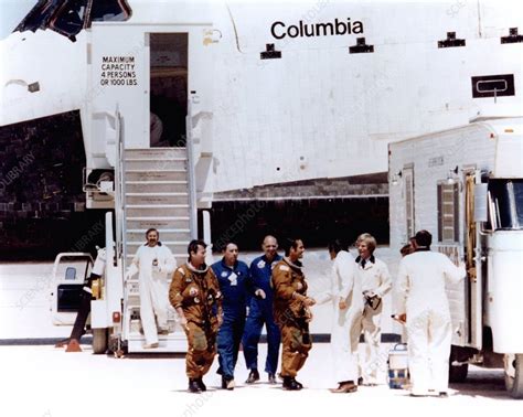 First Space Shuttle Flight Stock Image C0113756 Science Photo