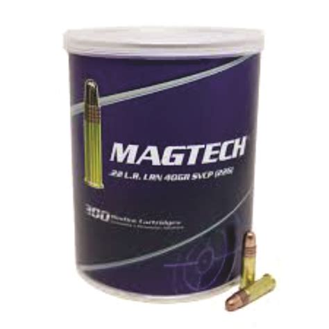 Bala Calibre 22lr Magtech Lrn 40gr Svcp 22g Mundo Nautico