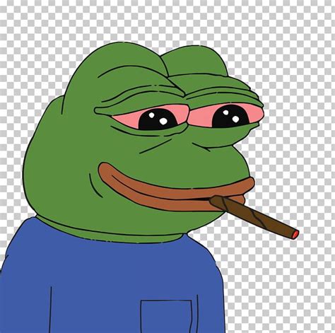 Pepe The Frog T Shirt Smoking Blunt Png Clipart Amphibian Blunt