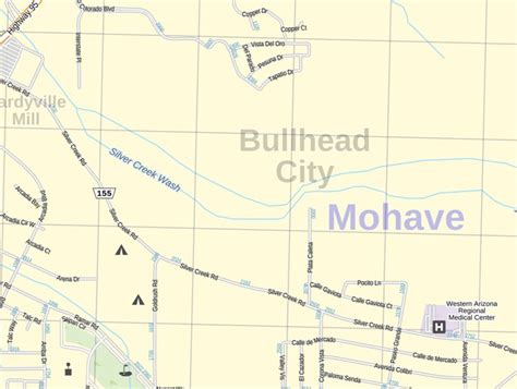 Bullhead City Az Map